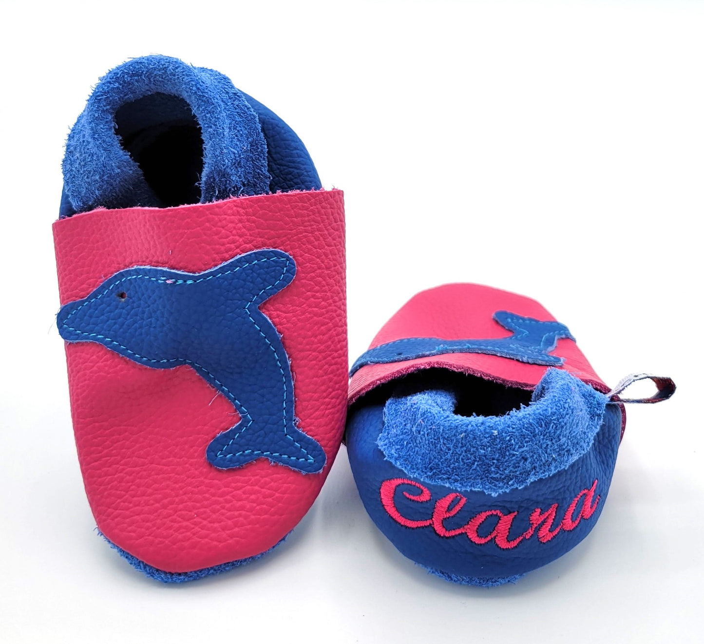Krabbelschuh Delfin