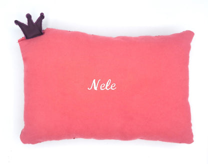 personalisierbares Kissen Rosa